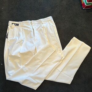 Men's Classic White Pants
